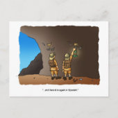 Funny Archeoloog Humor Cave Drawings Briefkaart (Voorkant)