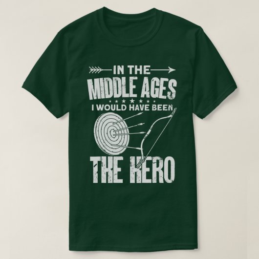 Funny Archer Bow Archery 1 T-shirt (Design voorkant)