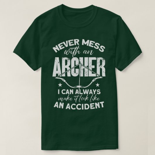 Funny Archer Bow Archery T-shirt (Design voorkant)