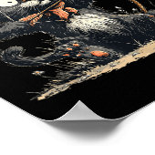 Funny Archer Cat With Bow And Arrow Graphic Costum Poster (Hoek)