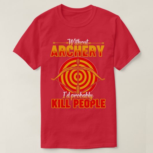 Funny Archery (1) T-shirt (Design voorkant)