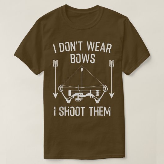 Funny Archery Designs For Men Father Shooting Fans T-shirt (Design voorkant)