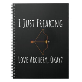 Funny Archery Gifts Bow And Arrow Sport Archer Notitieboek