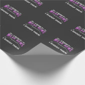 Funny Archery Girl Bow Shooting Woman Cadeaupapier (Hoek)