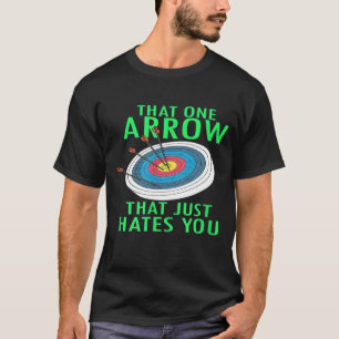 Funny Archery print Archer die ene pijl T-shirt