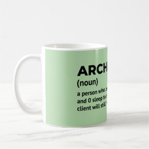 Funny Architect Coffee Mok