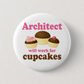 Funny Architect Ronde Button 5,7 Cm (Voorkant)