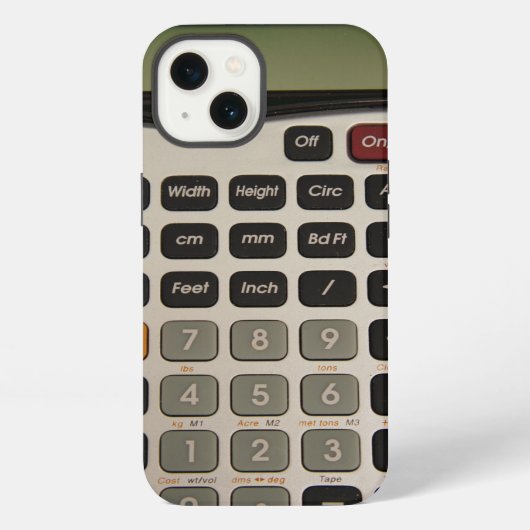 Funny Architecture Calculator iPhone Hoesje (Achterkant)