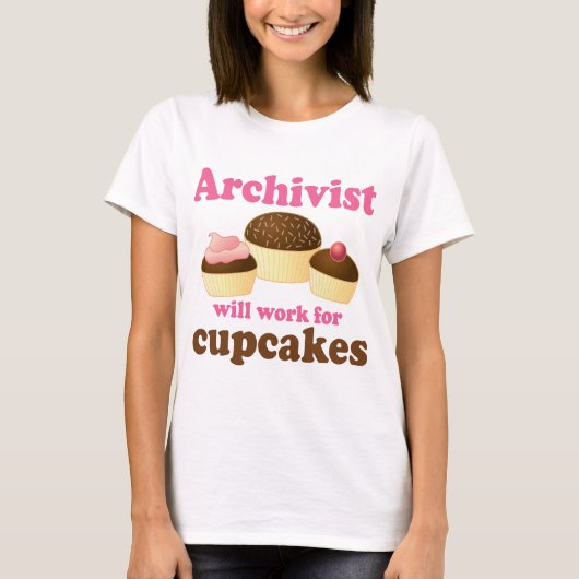 Funny Archivist T-shirt (Voorkant)