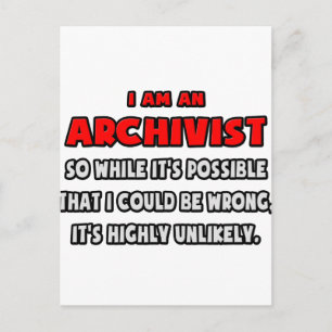 Funny Archivist ... Zeer onwaarschijnlijk Briefkaart