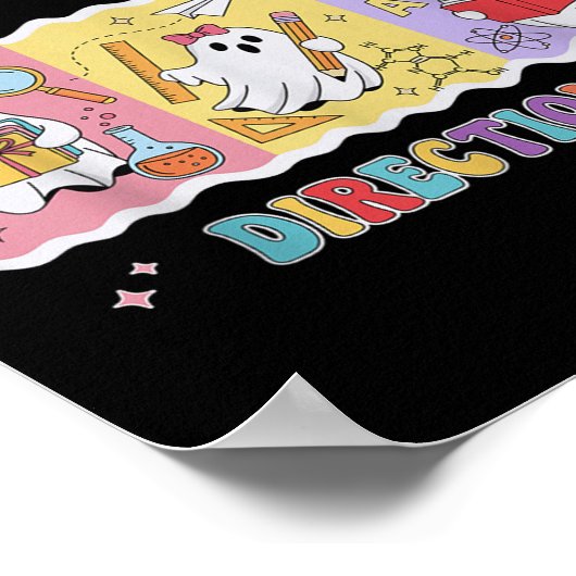 Funny Are You Fall O Ween Directions Teacher Hallo Poster (Hoek)