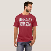Funny Area 51 Storm Squad T-shirt (Voorkant volledig)