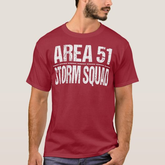 Funny Area 51 Storm Squad T-shirt (Voorkant)