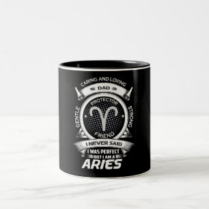 Funny Aries Zodiac Sign Two-Tone Coffee Mok