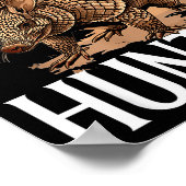 Funny Armadillo Animal Legendary Armadillo Hunter  Poster (Hoek)