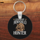 Funny Armadillo Animal Legendary Armadillo Hunter  Sleutelhanger (Voorkant)