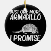 Funny Armadillo Gift Mannen Vrouwen Armadillo Cute Keramisch Ornament (Achterkant)