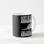Funny Armadillo Gift Mannen Vrouwen Armadillo Cute Koffiemok (Voorkant rechts)