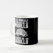 Funny Armadillo Gift Mannen Vrouwen Armadillo Cute Koffiemok (Voorkant links)