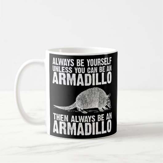 Funny Armadillo Gift Mannen Vrouwen Armadillo Cute Koffiemok (Links)