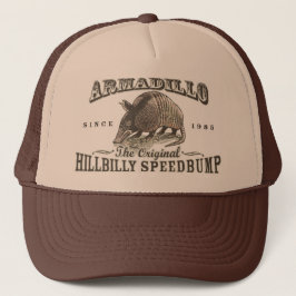 Funny Armadillo Speedbbulten van Mudge Studios Trucker Pet