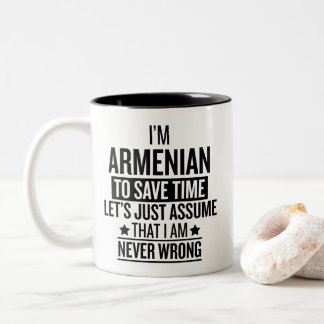 Funny Armenian Tweekleurige Koffiemok