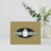 Funny Army "Drink Water" Briefkaart (Staand voorkant)