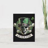 Funny Arrish Irish Rate St Patricks Day Rate Men G Kaart (Voorkant)
