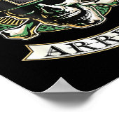 Funny Arrish Irish Rate St Patricks Day Rate Men G Poster (Hoek)