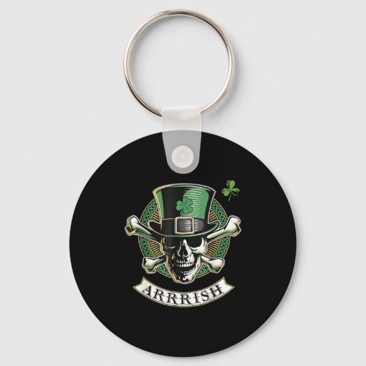 Funny Arrish Irish Rate St Patricks Day Rate Men G Sleutelhanger (Voorkant)