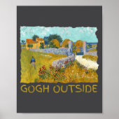 Funny Artist Gogh Outside Starry Night Insrational Poster (Voorkant)