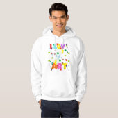 Funny Artist Kunstleraar Raglan Hoodie (Voorkant volledig)