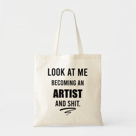 Funny Artist T-Shirt Gift for Artist Afstuderen Tote Bag (Voorkant)