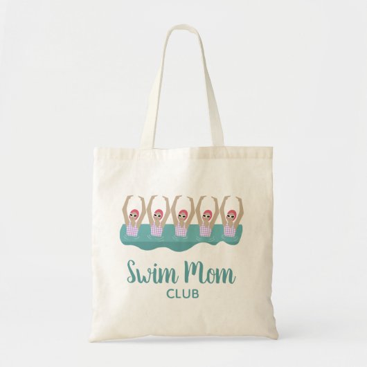 Funny Artistic Synchro Swimming zwemmers Tote Bag (Voorkant)