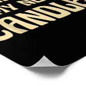 Funny Ask Me About My New Candles Quote For A Cand Poster (Hoek)