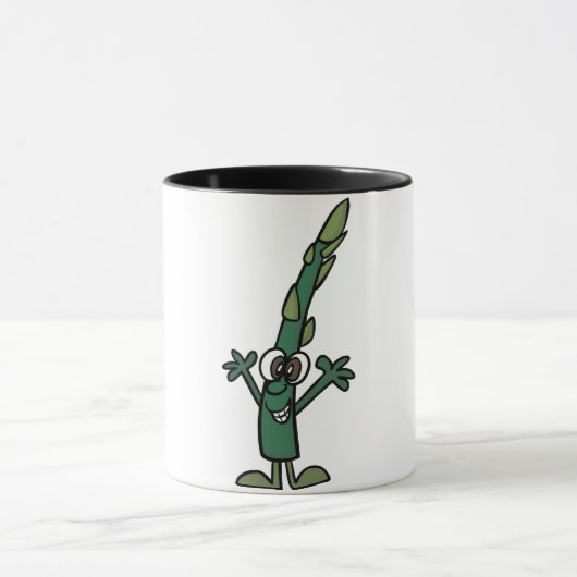 Funny Asparagus Mok (Midden)