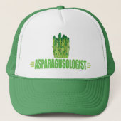 Funny Asparagus Trucker Pet (Voorkant)