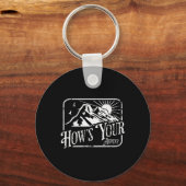 Funny Aspen Colorado Ski Skiing How's Your Aspen Sleutelhanger (Voorkant)