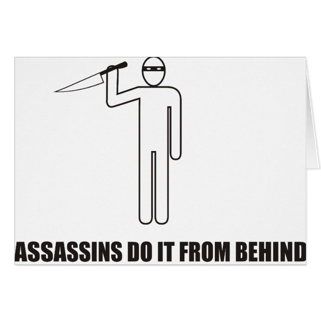 Funny - Assassins doen het van achteren (Voorkant Horizontaal)