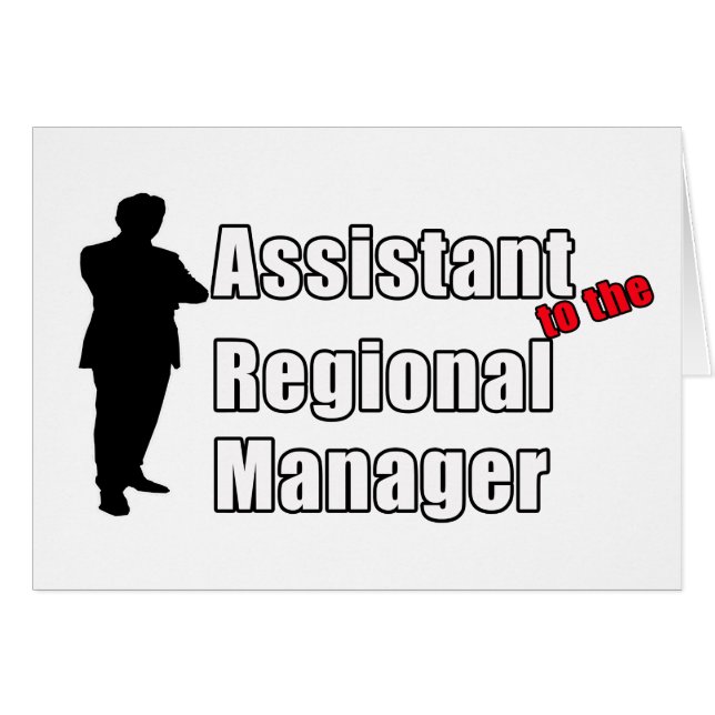 Funny Assistant van de regionale manager (Voorkant Horizontaal)