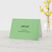 Funny Associate Professor Gefeliciteerd Kaart (Gele Bloem)