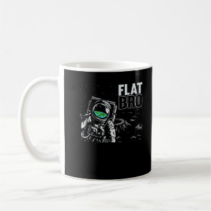 Funny Astronaut Flat Earth Samenzwering Theorische Koffiemok