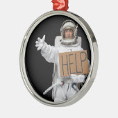 Funny Astronaut Ornament (Links)