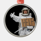 Funny Astronaut Ornament (Voorkant)