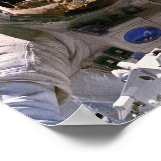 Funny Astronaut - satellieten voor verkoop Poster (Hoek)