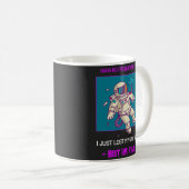 Funny Astronaut verliest in ruimte... ik ben prima Koffiemok (Voorkant rechts)