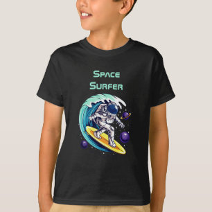 Funny Astronauts Surfen in de ruimte T-shirt