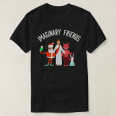 Funny Atheist Anti Religion  Imaginary Friend Grap T-shirt (Design voorkant)