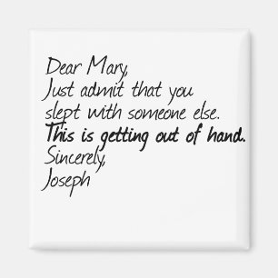 Funny atheïst design magneet