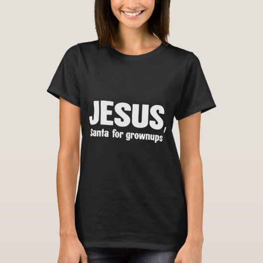Funny Atheist Humor Atheïsme Jesus T-shirt (Voorkant)